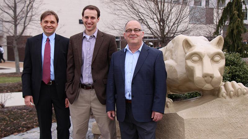 Photo of Dr. Leonard Gamberg, Dr. Daniel Pitonyak and Dr. Alexei Prokudin