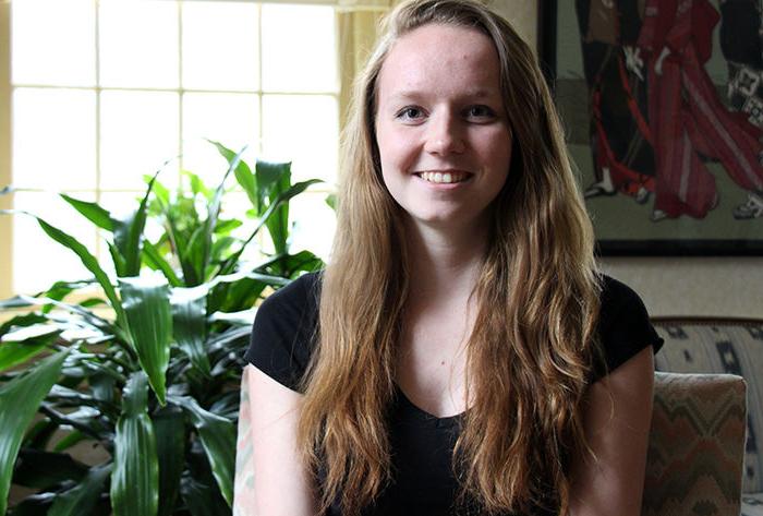 Bridget Baksa, a junior Information Sciences and Technology major, will will work to combine two clustering algorithms and apply the algorithms to a real-life scenario.