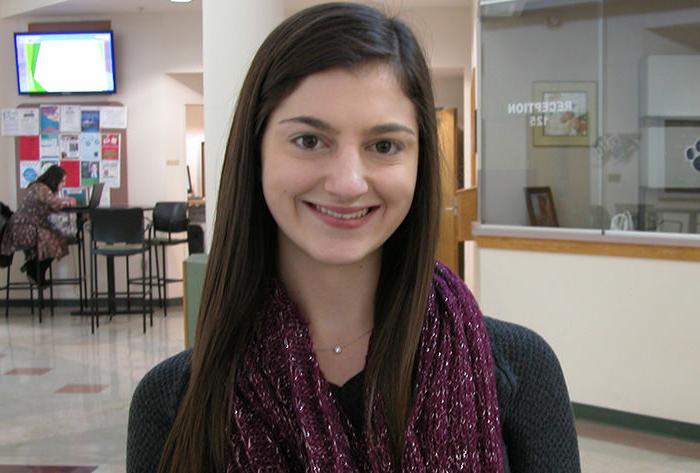 Sara A. Stoyer one of two student marshals for the fall 2018 commencement