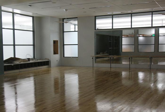 Beaver Athletics and Wellness Center dance studio.