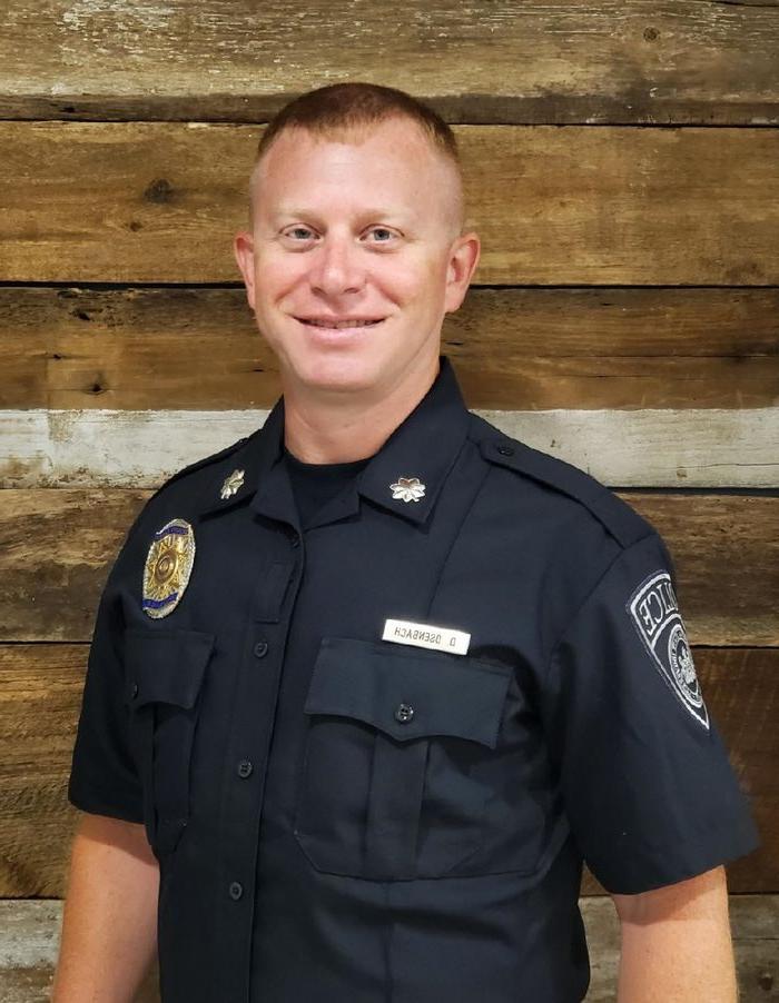 Dale Osenbach in police uniform