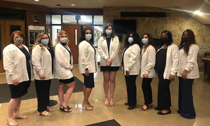 Penn State Berks' Class of 2021 practical nursing graduates.