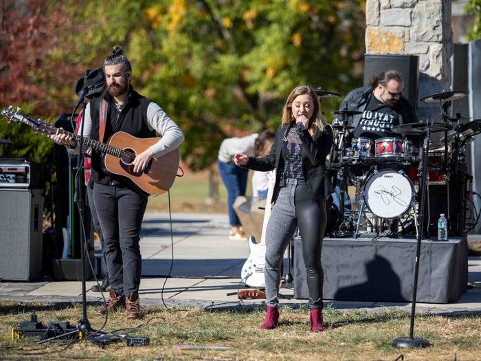 The Stephanie Grace band performed