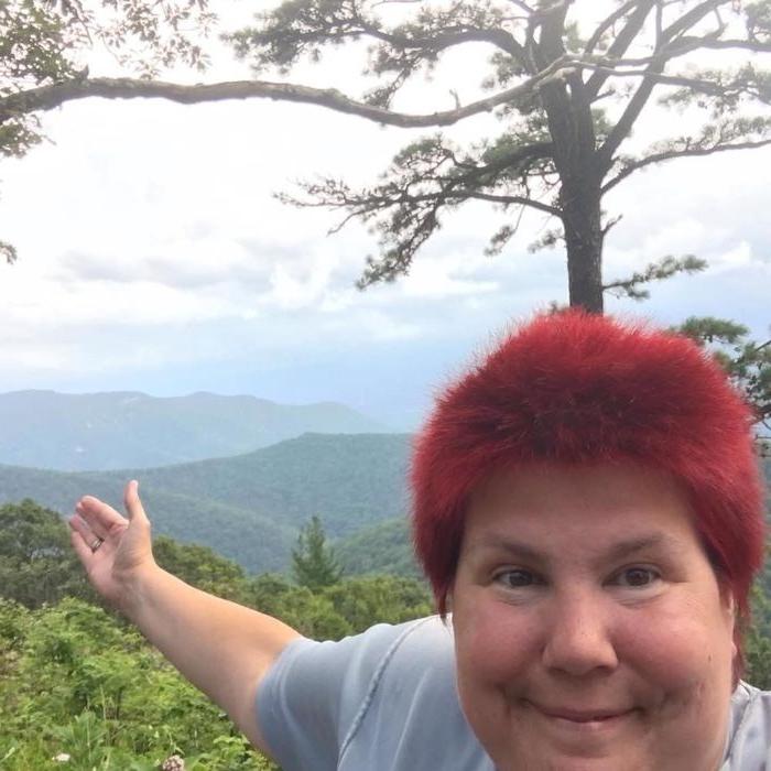 Tracey Witmyer hiking