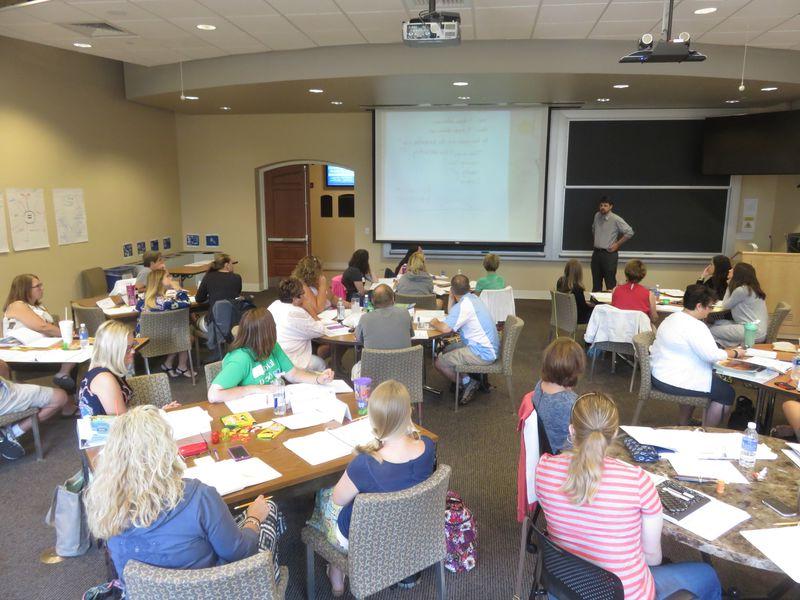 Andrew Baxter leads PMI workshop