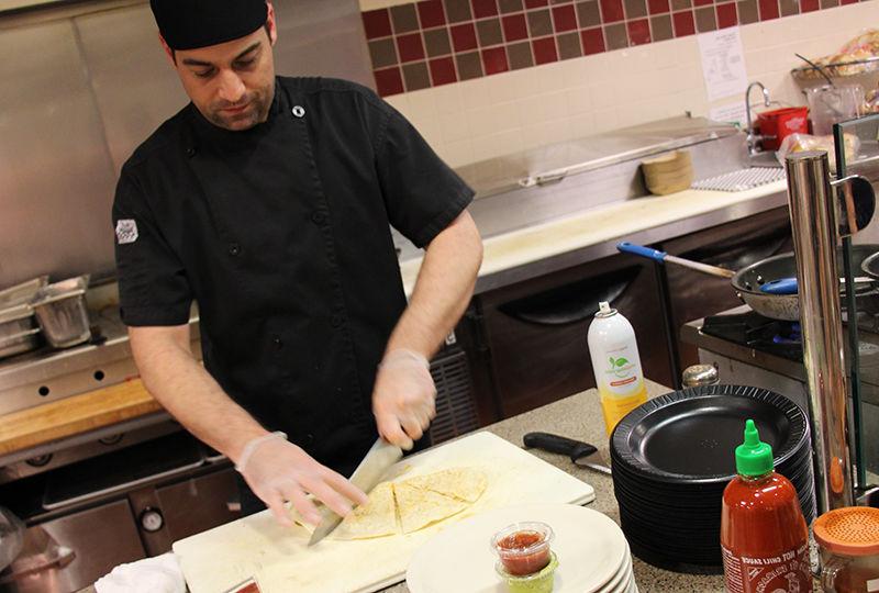 The new menu items also include a quesadilla bar