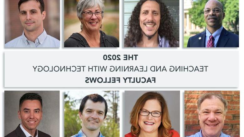 head shots of the 2020 T L T faculty fellows cohort