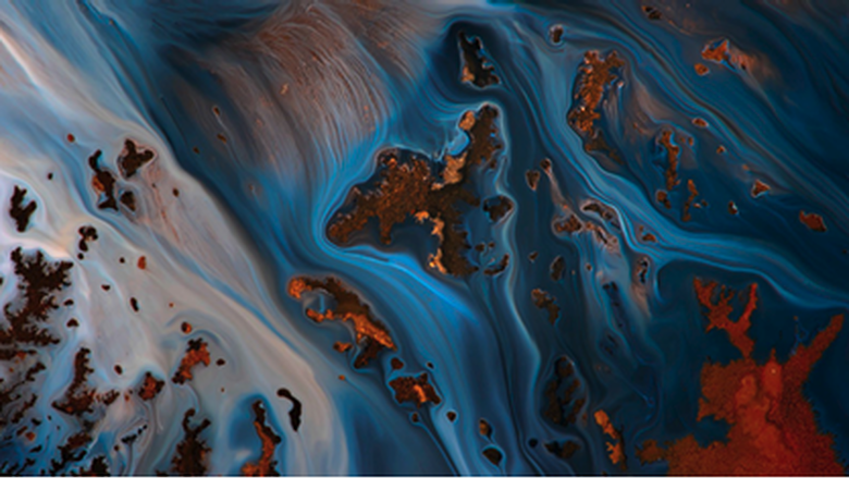 artistic rendition of fluid dynamics