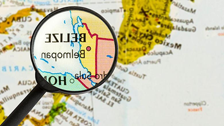 Map of Belize