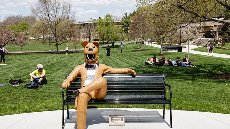 Penn State Berks Lion Bench