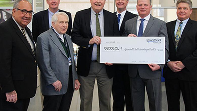 FirstEnergy Foundation presents a check to Penn State Berks