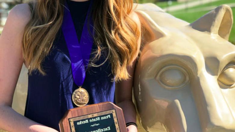 Penn State Berks graduate Kaylee Grindrod