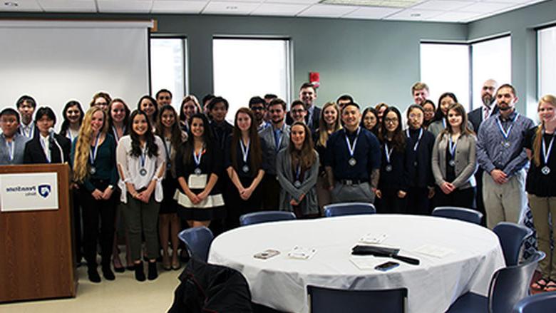 Fifty-six Penn State Berks students received recognition at the University Scholastic Awards ceremony.