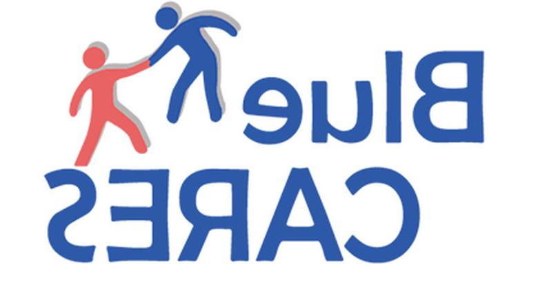 Blue CARES logo