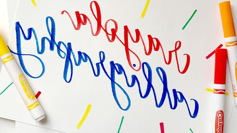 Crayola Calligraphy