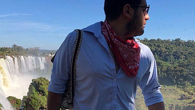 Josh Flores overlooks Argentina