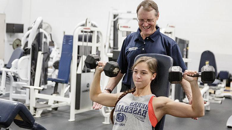 Dr. Bruce Hale and student