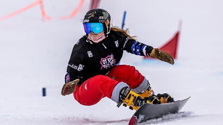 Kaiya Kizuka snowboarding
