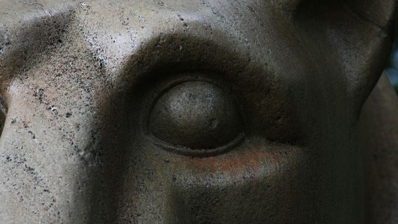 Nittany Lion Shrine close up