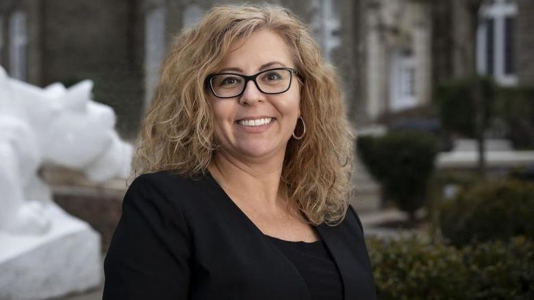 Headshot image of Penn State Abington Chancellor Margo DelliCarpini.