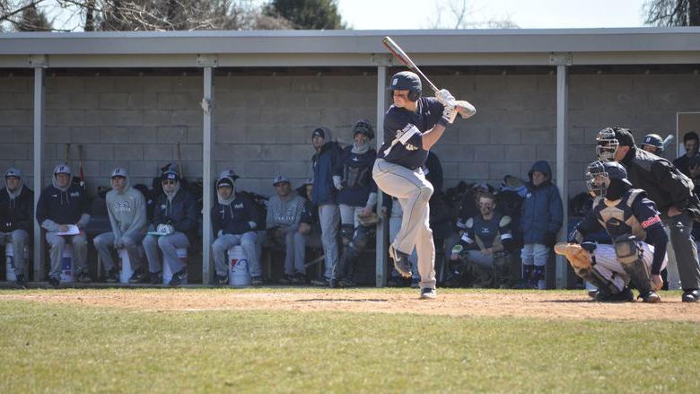 Toby Welk at bat