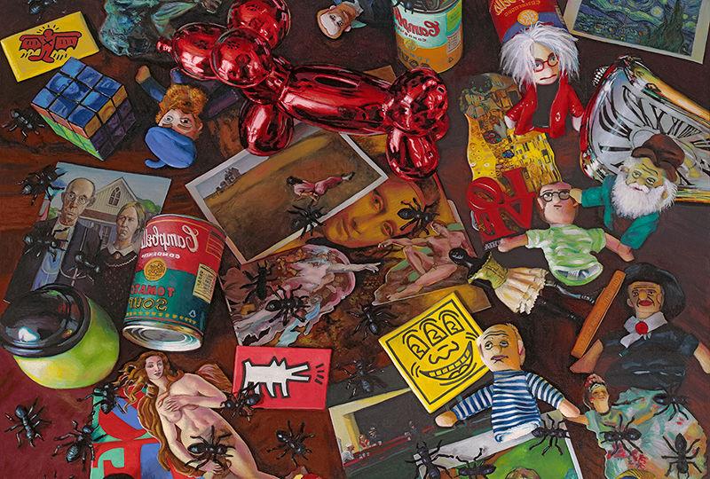 Alumnus, Steve Scheuring paintings to be on exhibit at Berks.