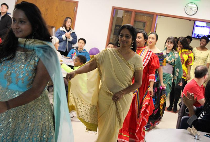 Penn State Berks students participate in International Gala on campus.