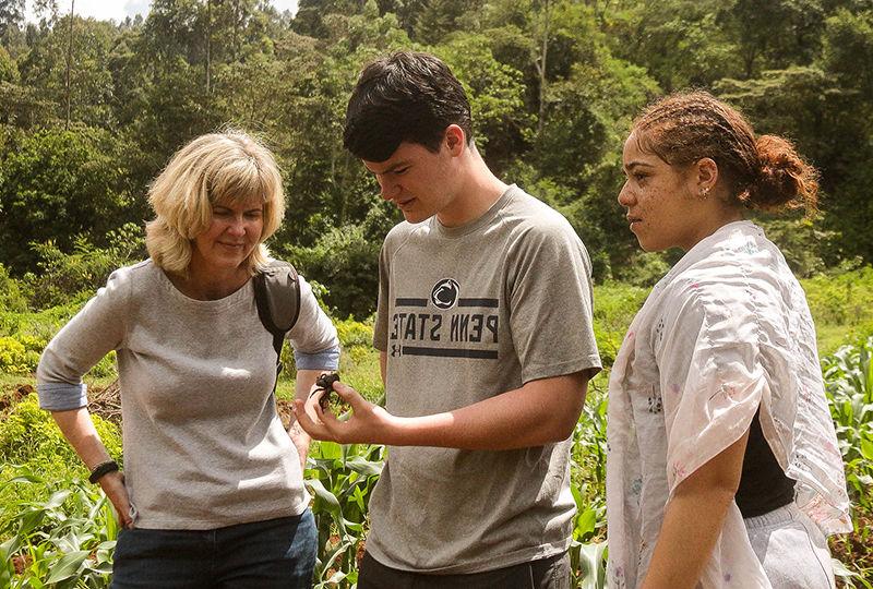 Students developed projects at the Children and Youth Empowerment Centre.
