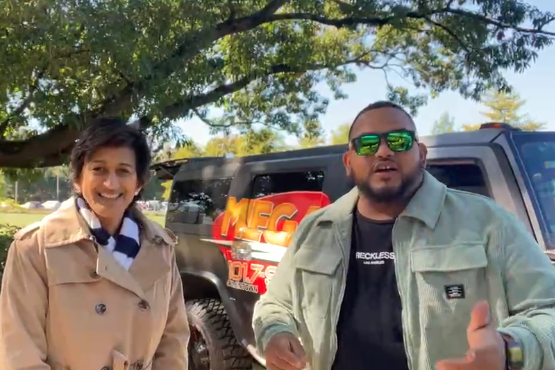 Chancellor Pyati interviews with La Mega radio station