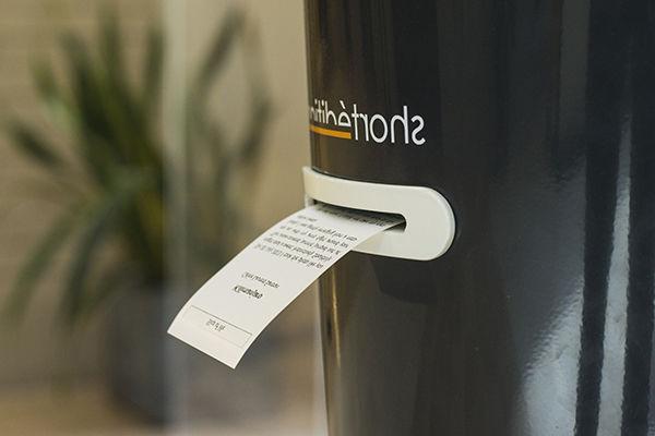 closeup photo of Short Edition dispenser 