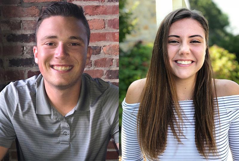 Liz Hunsicker (left) and Hunter Beane